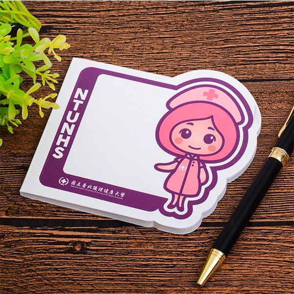 造型便條紙-封面彩色印刷上霧膜