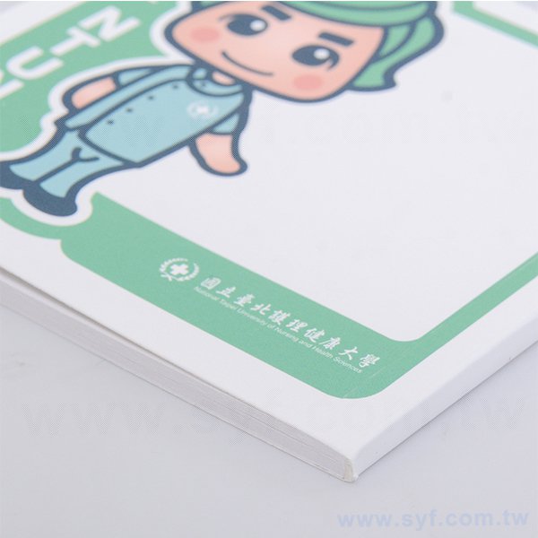 造型便條紙-封面彩色印刷上霧膜