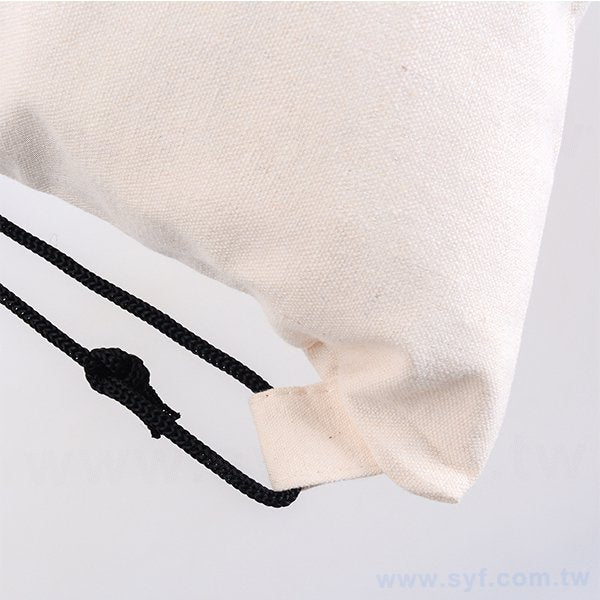 帆布束口背袋-單面單色帆布印刷