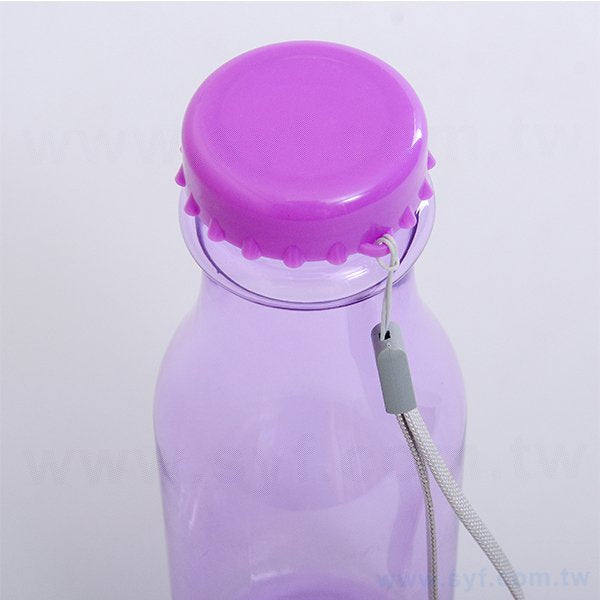 550ml汽水瓶環保杯-旋蓋式霧面環保水壺附提繩
