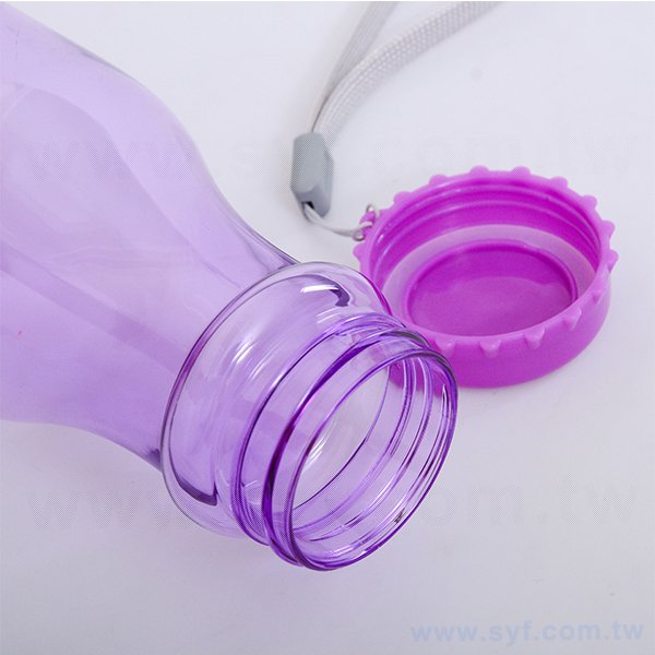 550ml汽水瓶環保杯-旋蓋式霧面環保水壺附提繩