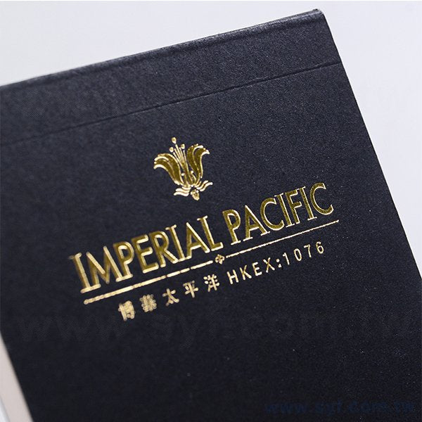 方型便條紙-黑卡封面燙金