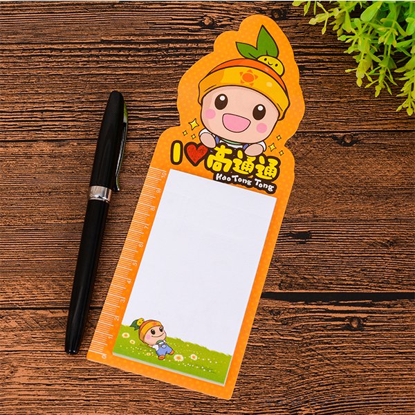 造型便利貼-背卡式無封面彩色印刷