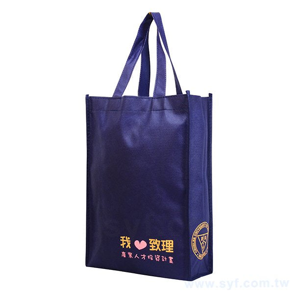 環保手提袋-雙面雙色網版印刷