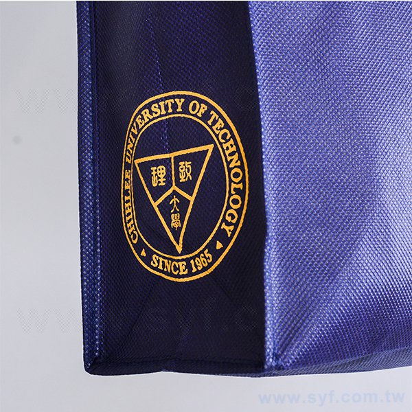 環保手提袋-雙面雙色網版印刷