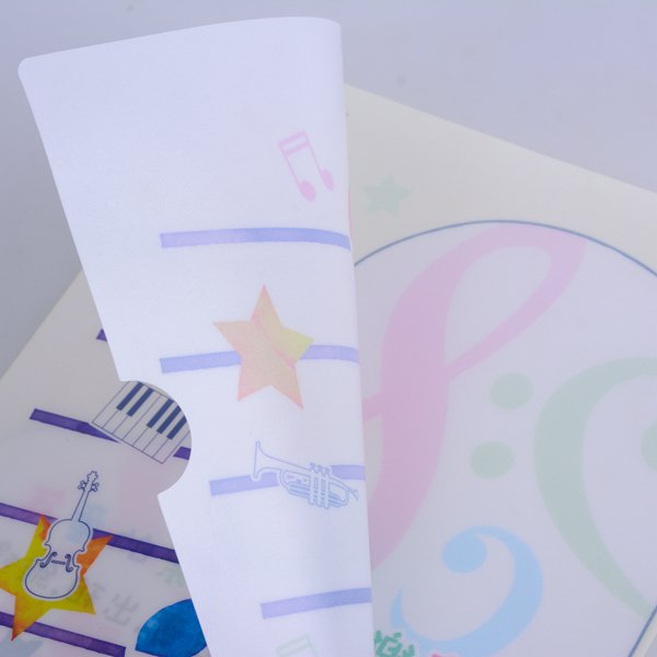 A4單層L夾-全白墨