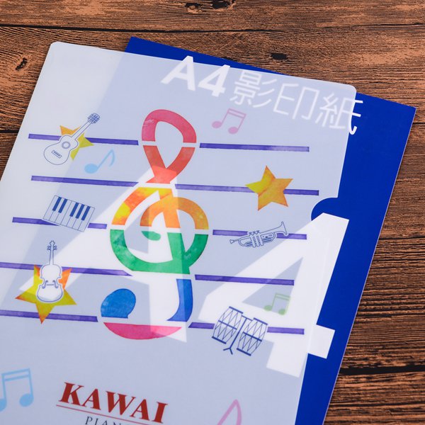 A4單層L夾-全白墨