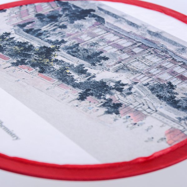 口袋摺疊廣告扇子附把手