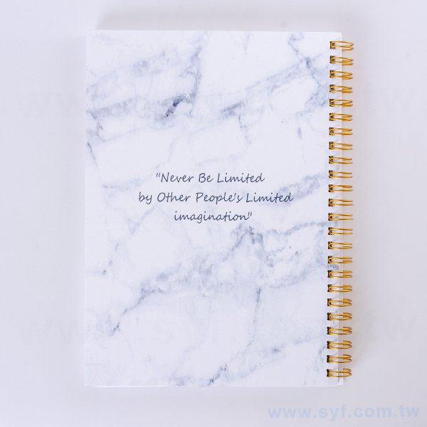 銅西卡彩色印刷精裝環裝筆記本