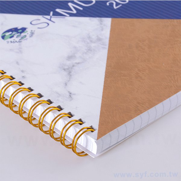 銅西卡彩色印刷精裝環裝筆記本