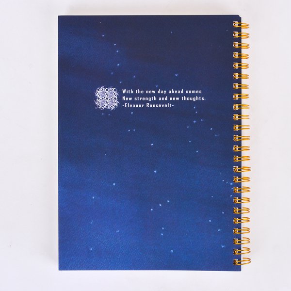 銅西卡彩色印刷精裝環裝筆記本