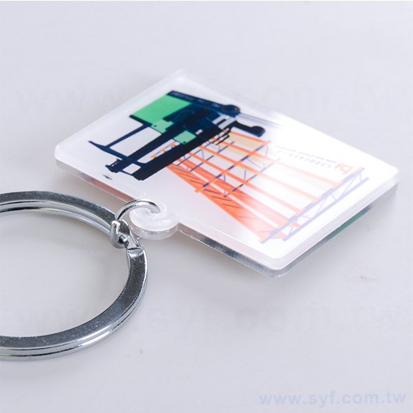 雙面面彩色-壓克力鑰匙圈