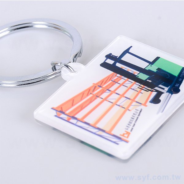 雙面面彩色-壓克力鑰匙圈