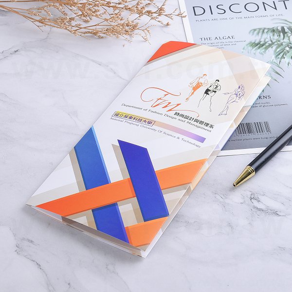 150P銅版摺紙DM製作