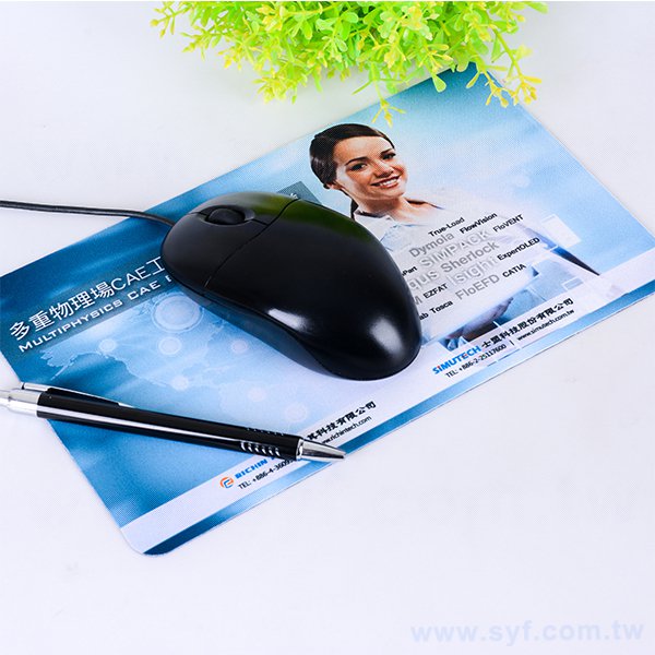 25x15.5cm超細纖維長方形滑鼠墊