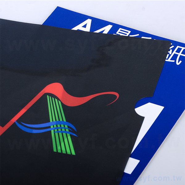 A4單層L夾-無白墨PP材質彩色印刷