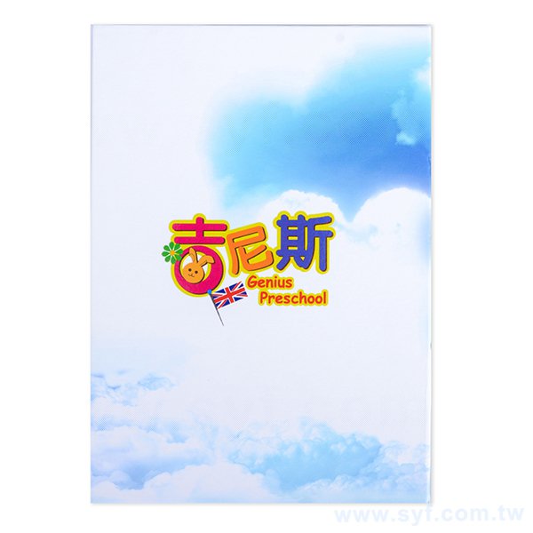 左翻證書夾-A4銅西卡霧膜精裝