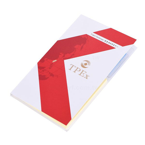 二合一便利貼-雙面亮膜內頁無印刷