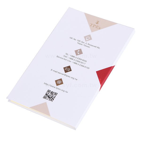 二合一便利貼-雙面亮膜內頁無印刷