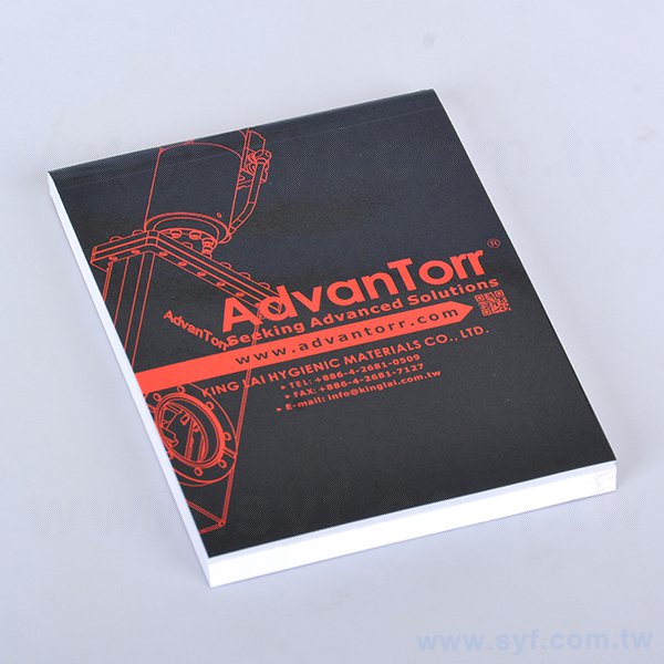 方形便條紙-封面彩色印刷上亮膜