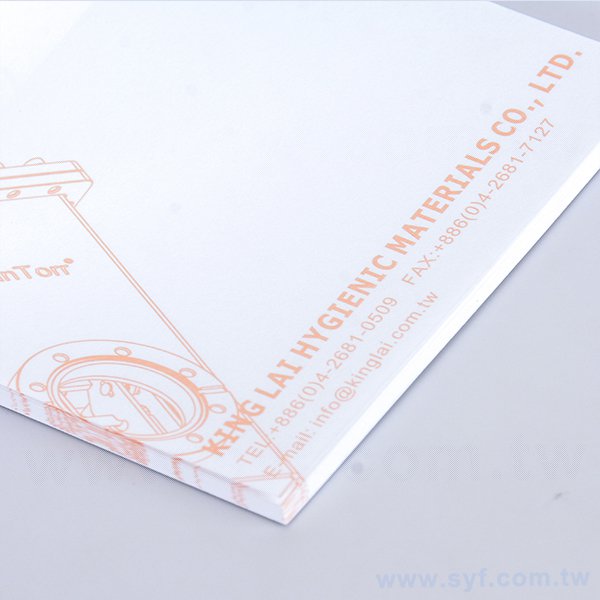 方形便條紙-封面彩色印刷上亮膜