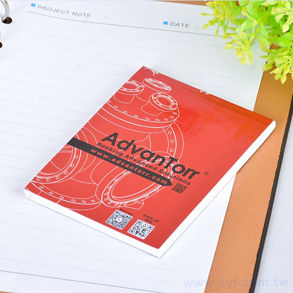 方形便條紙-封面彩色印刷上亮膜