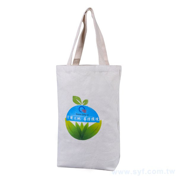 平面帆布袋-單面雙色熱轉印刷