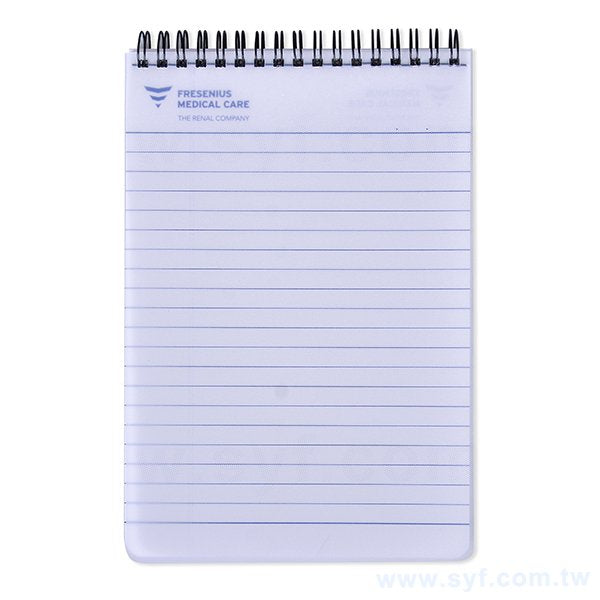 雙面單色彩印環裝筆記本