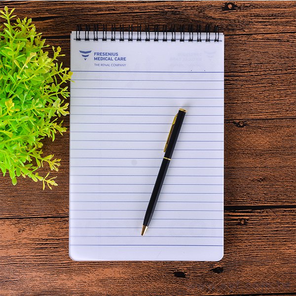 雙面單色彩印環裝筆記本