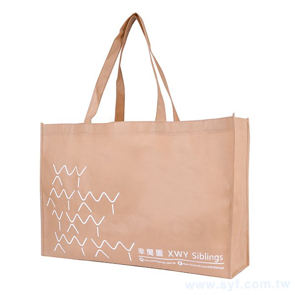 不織布手提袋-單面單色網版