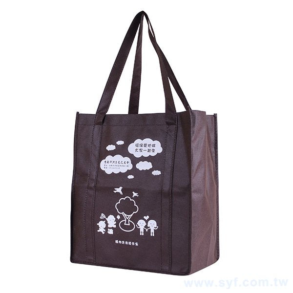 不織布手提袋-單面單色網版