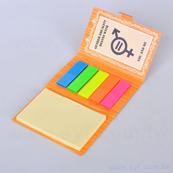 二合一書本式封卡便利貼