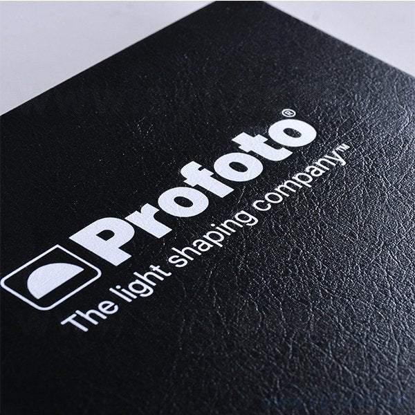 25K燙白柔纹皮筆記本