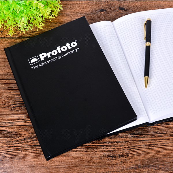 25K燙白柔纹皮筆記本