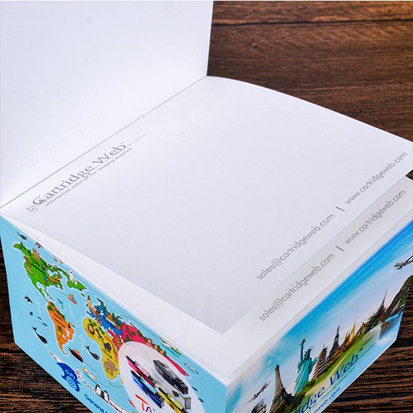 方型紙磚-9x9x6cm四面彩色印刷