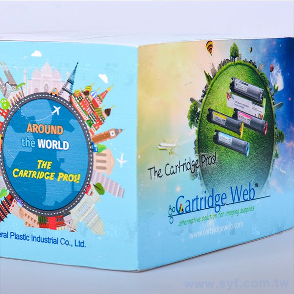 方型紙磚-9x9x6cm四面彩色印刷