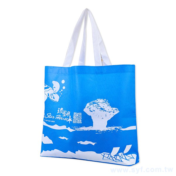 T型手提袋-雙面雙色網版印刷