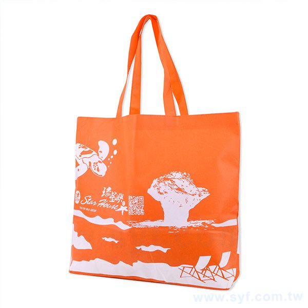 T型手提袋-雙面雙色網版印刷