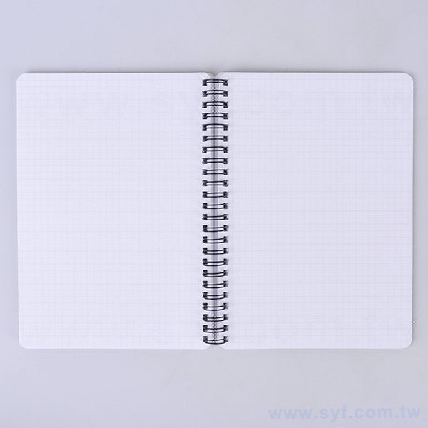 300P銅西卡彩色印刷精裝環裝筆記本