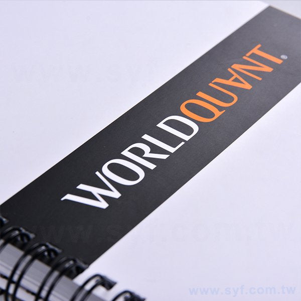 300P銅西卡彩色印刷精裝環裝筆記本