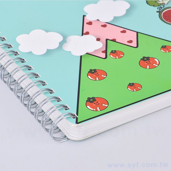 A5K金麗卡彩色印刷精裝環裝筆記本