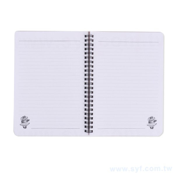 25K彩色印刷精裝環裝筆記本