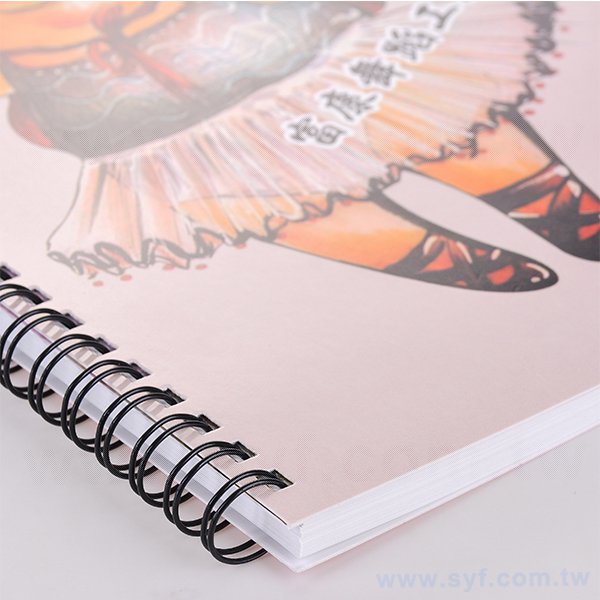 25K彩色印刷精裝環裝筆記本