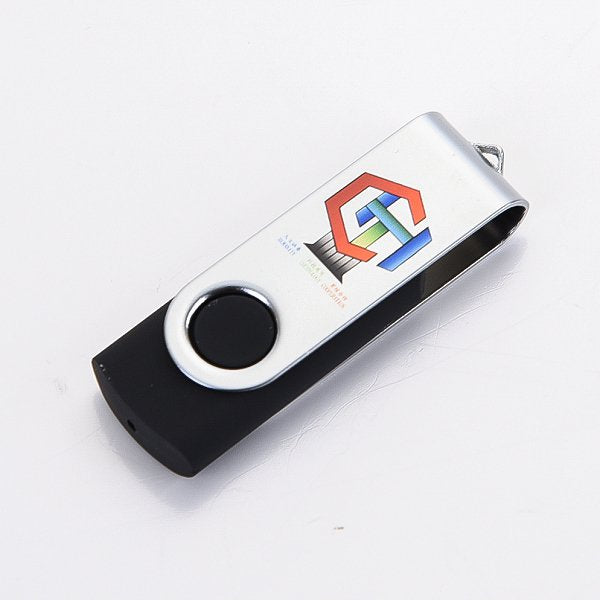 隨身碟-半金屬旋轉金屬隨身碟