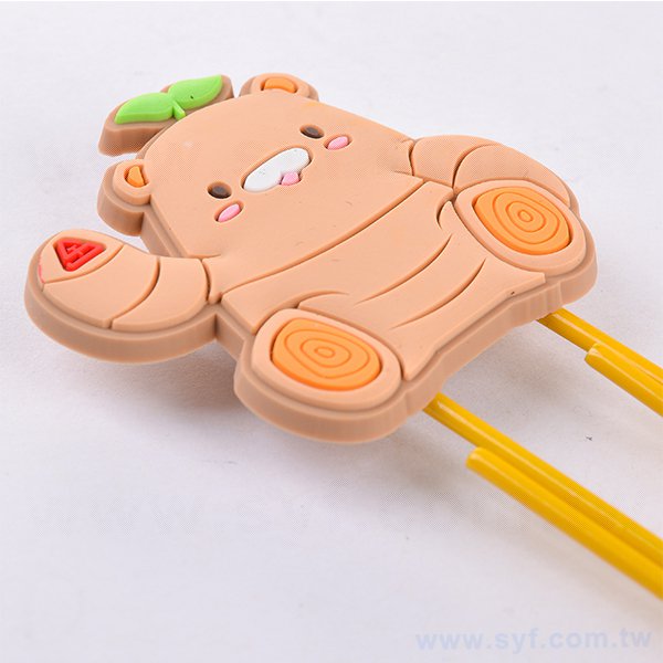 客製書籤-彩色立體軟膠大迴紋針