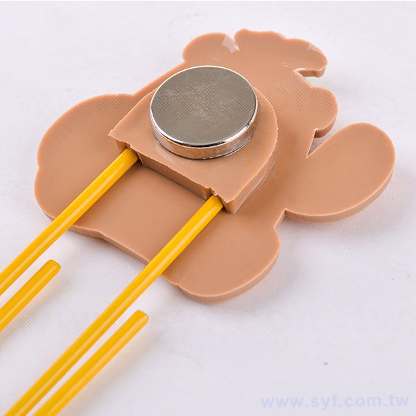 客製書籤-彩色立體軟膠大迴紋針