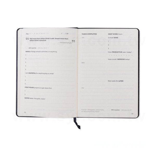 25K時尚精緻壓紋PU筆記本