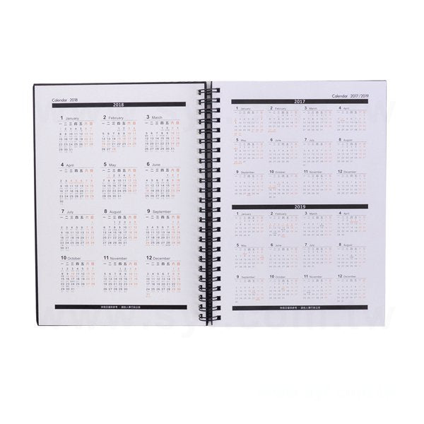 25K彩色印刷精裝環裝筆記本