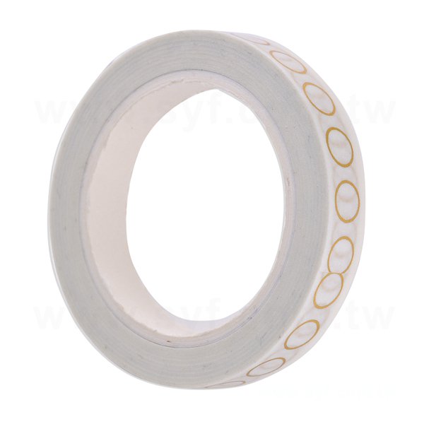 紙膠帶製作-圓標貼紙包裝紙膠帶