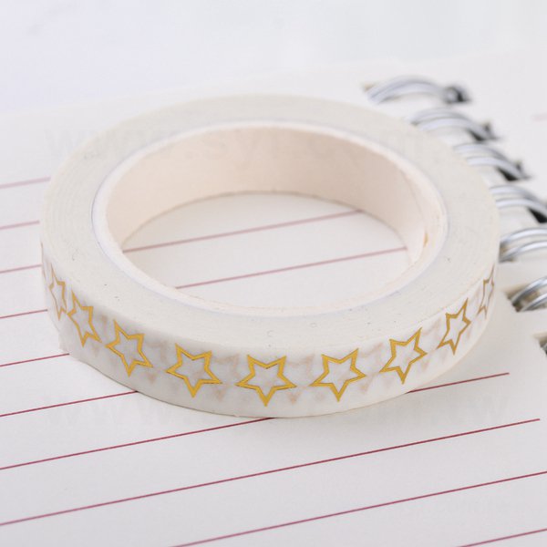 星星圖紙膠帶製作